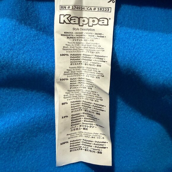 KAPPA Brilliant Navy Men’s Ski Fleece Jacket – Italian National Team (FISI) Gear - Picture 9 of 9